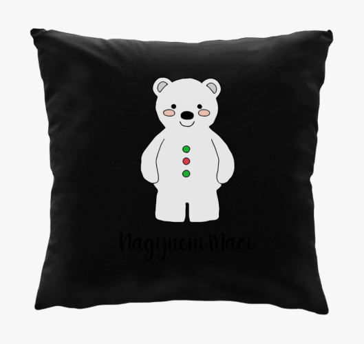 Nagynéni maci karácsonyi párna...