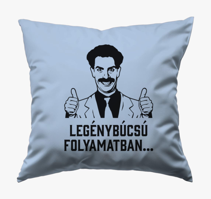 Borat legénybúcsú folyamatban párna