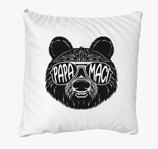 Papamaci medve fej, napszemüve...