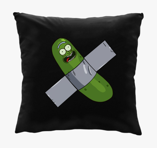 Ragasztós uborka Rick párna