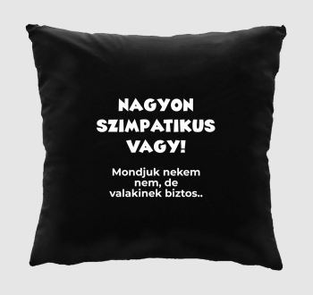 Nagyon szimpatikus vagy vicces párna