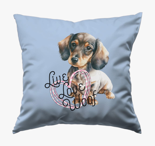 Tacskó szivecskés párna