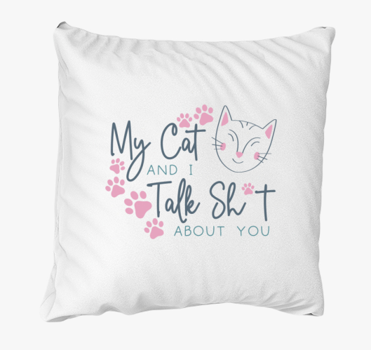 My Cat and I párna