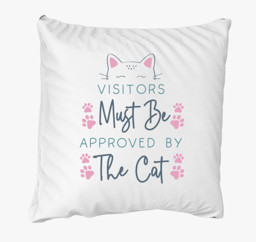 Visitors Cat párna
