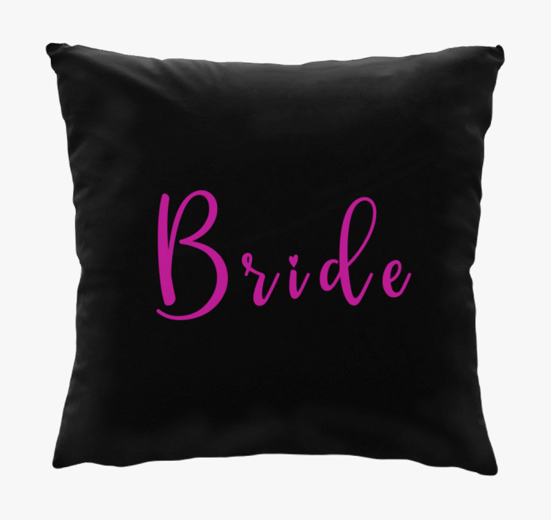 Bride pink szivecske párna