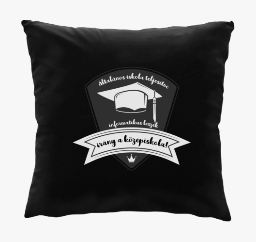 Informatikus középiskola párna...