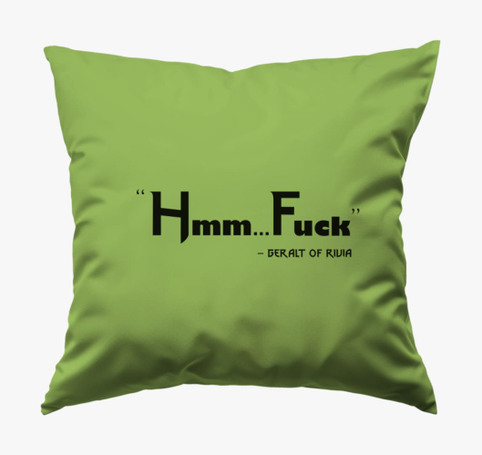 Hmm Fuck Geralt párna