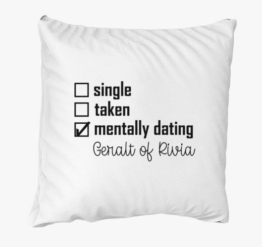 Mentally dating Geralt párna