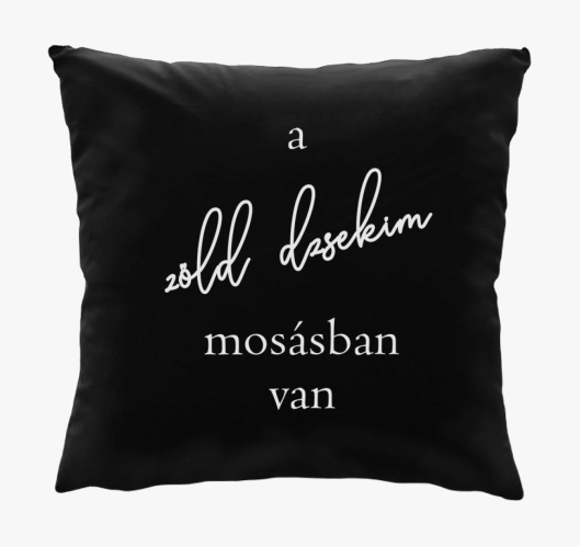 Zöld dzseki - golf párna