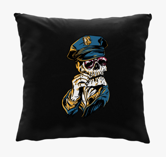 Skeleton Officer párna