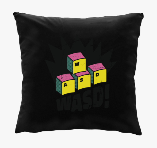 WASD az igazi gamer párna