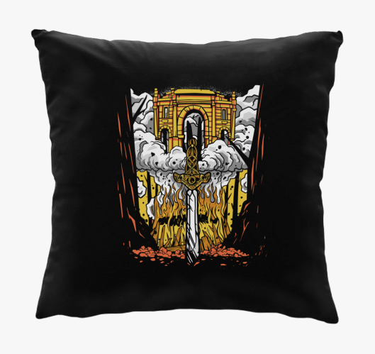 Valhalla kapuja párna