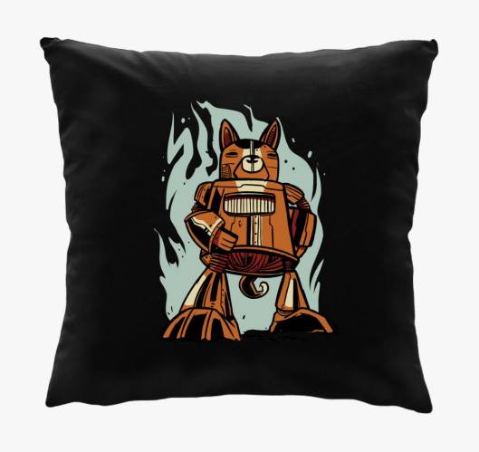 Steampunk macska párna