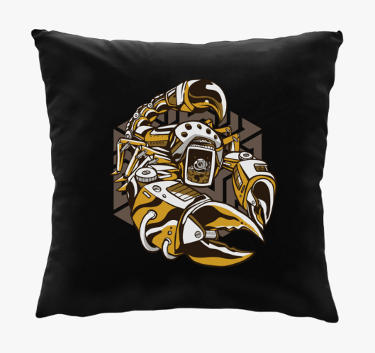 Steampunk skorpió párna
