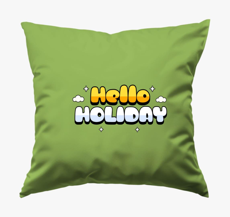 Hello Holiday párna
