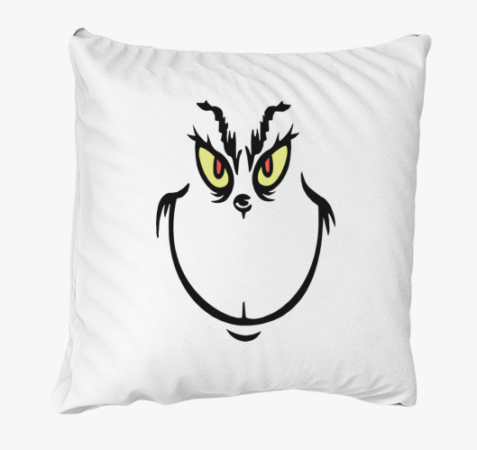 Grincs mosoly párna