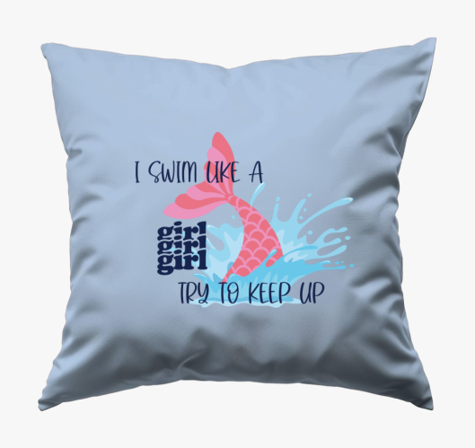 Swim girl párna