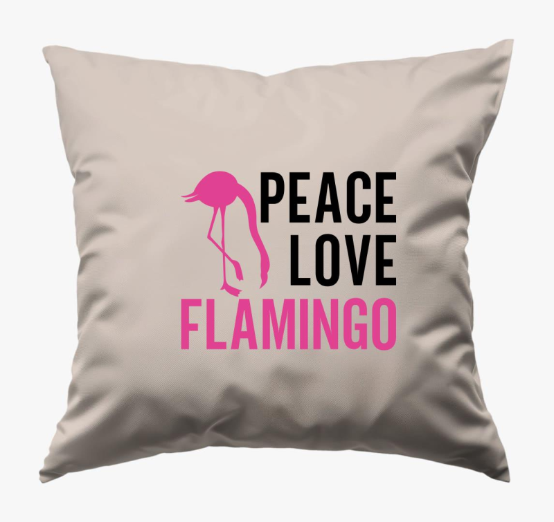 Flamingo peace párna