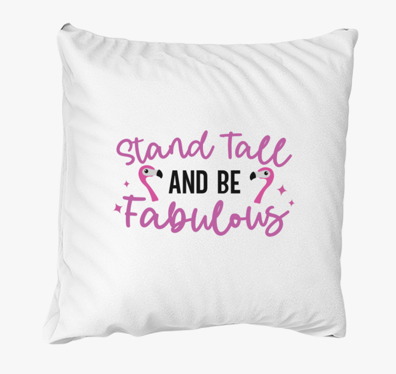 Flamingo stand tall párna