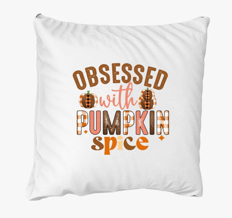 Obsessed pumpkin spice párna