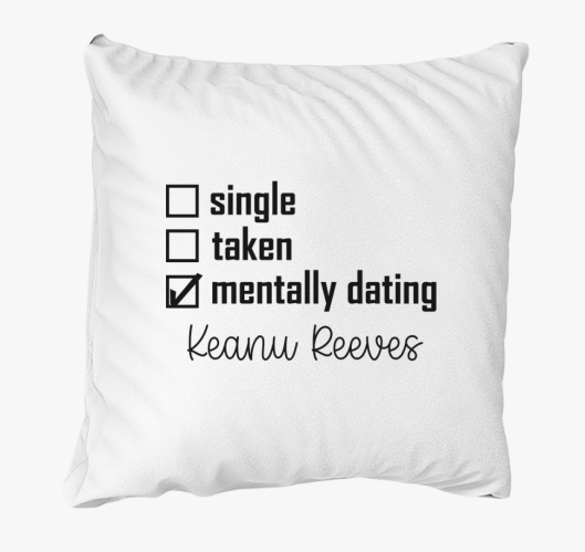 Mentally dating Keanu párna