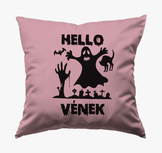 Hello vének halloween párna