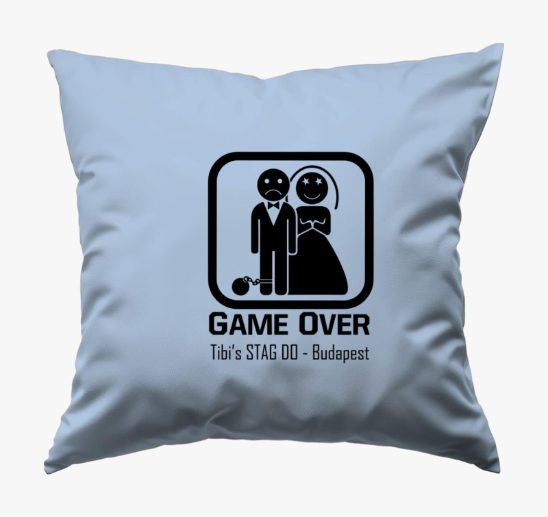 GameOver egyedi párna