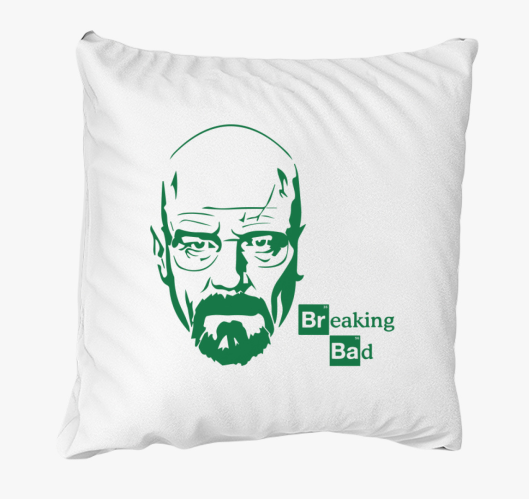 Breaking zöld párna