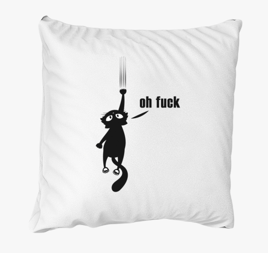 Oh fuck macska párna