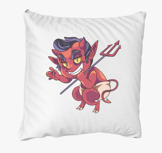 Gonosz kisördög párna