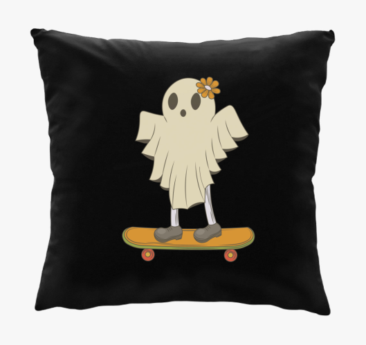 Deszkás halloween párna
