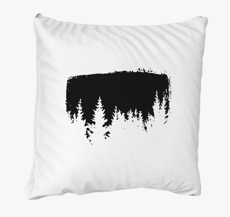 Erdő sziluett párna