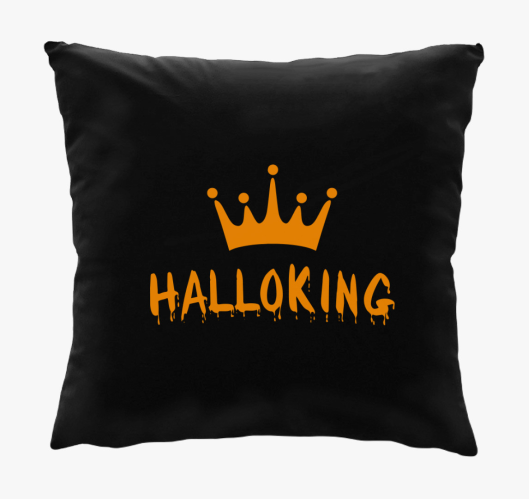 HalloKing narancssárga párna