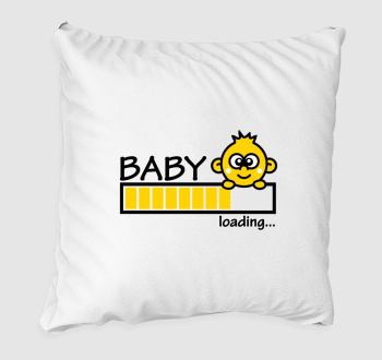 baby loading sárga párna