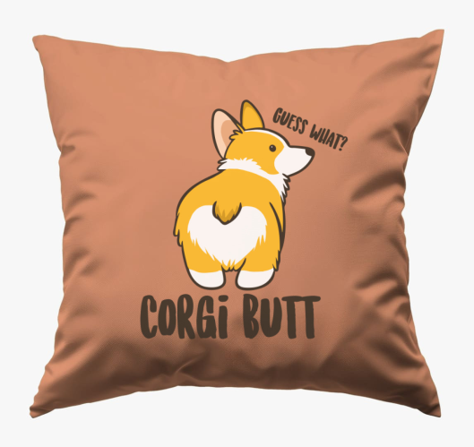 Corgi butt párna