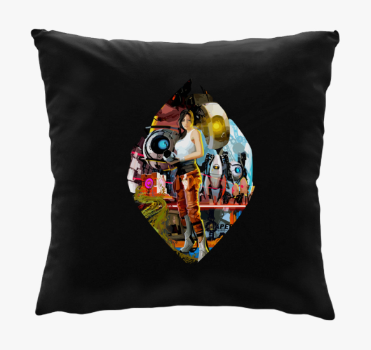 Portal 2 cover párna