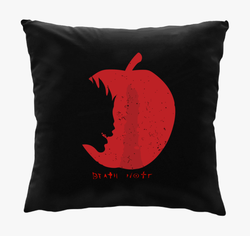 Deathnote apple silhouette párna