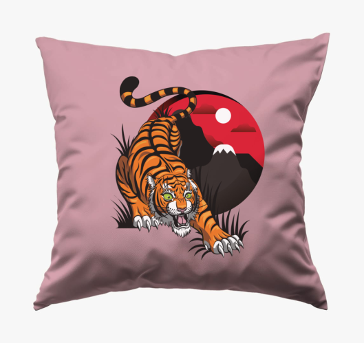 Tiger with horizon párna