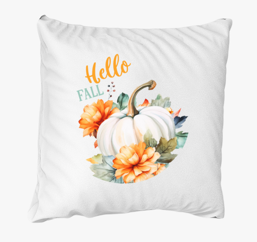 Hello fall pumpkin párna