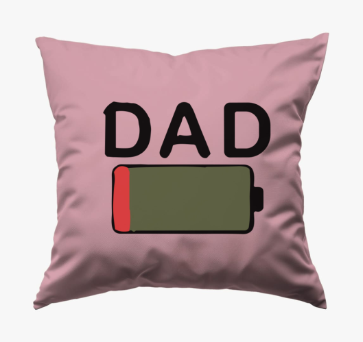 Dad low battery párna