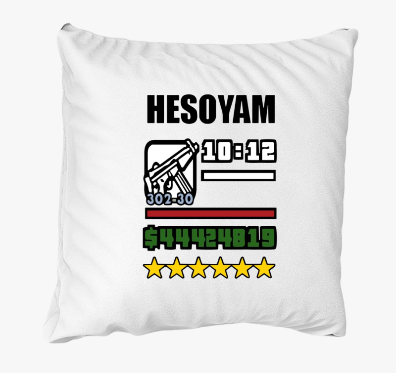 Hesoyam GTA párna
