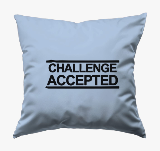 Challenge accepted párna