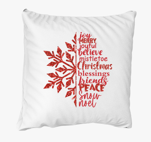 Xmas snowflake párna