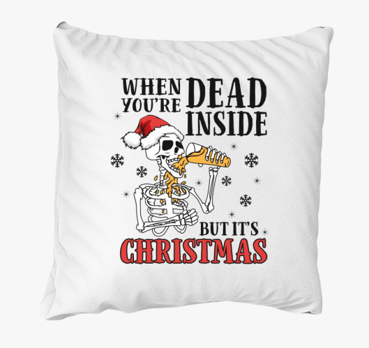 Xmas dead inside párna
