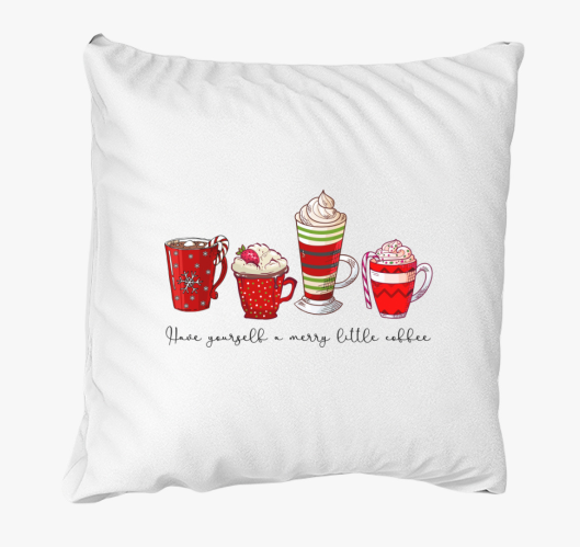 Merry coffee párna