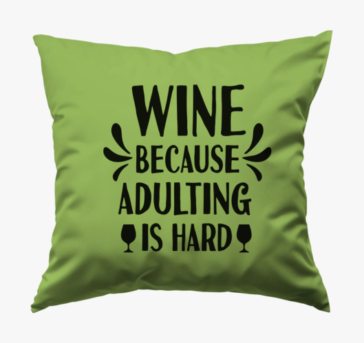 Wine adulting párna