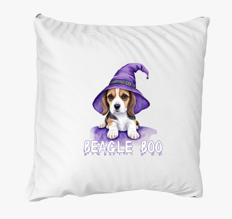 Halloween beagle párna