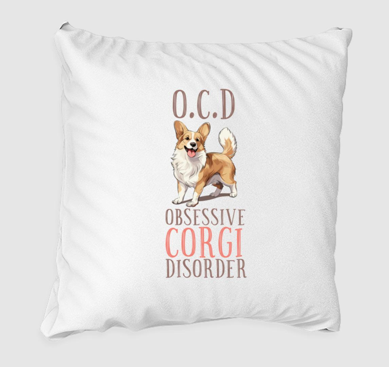 corgi OCD párna