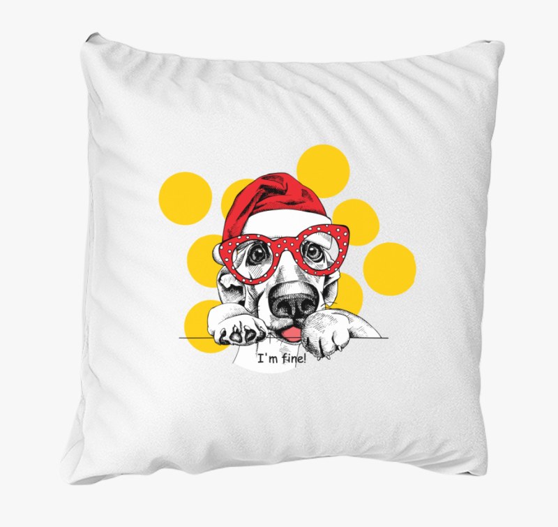 Fine santa dog párna