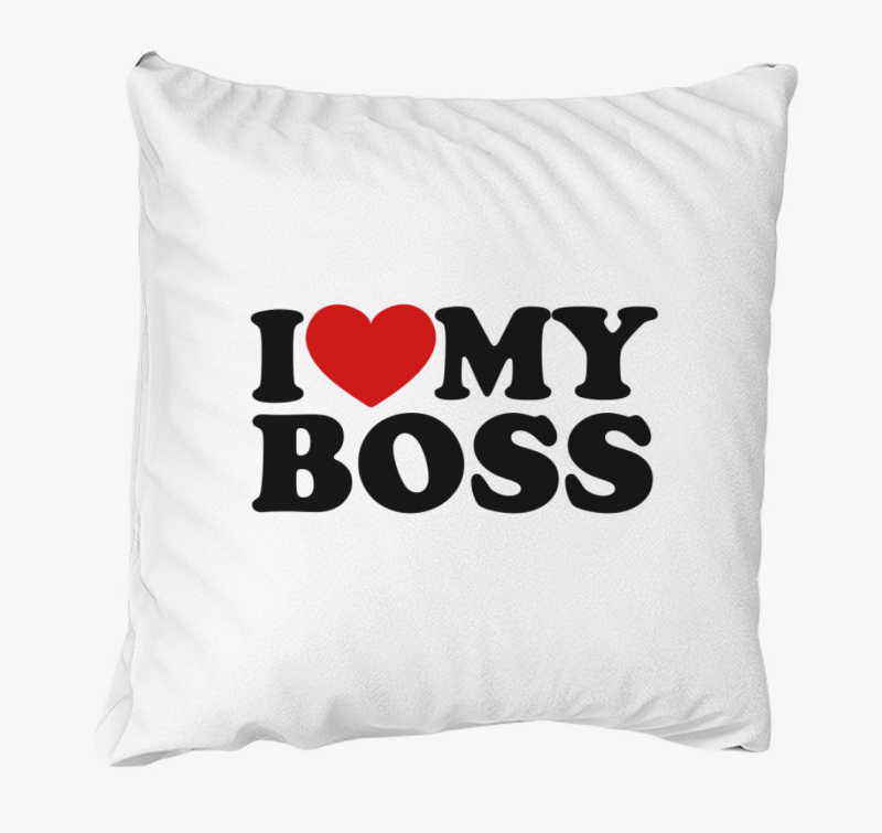 I love my boss párna